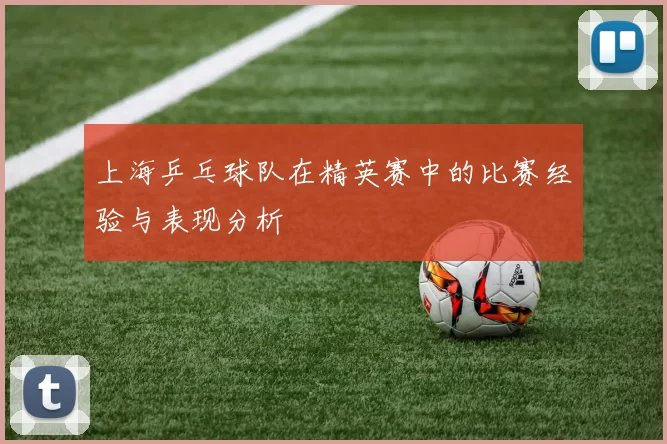 上海乒乓球队在精英赛中的比赛经验与表现分析